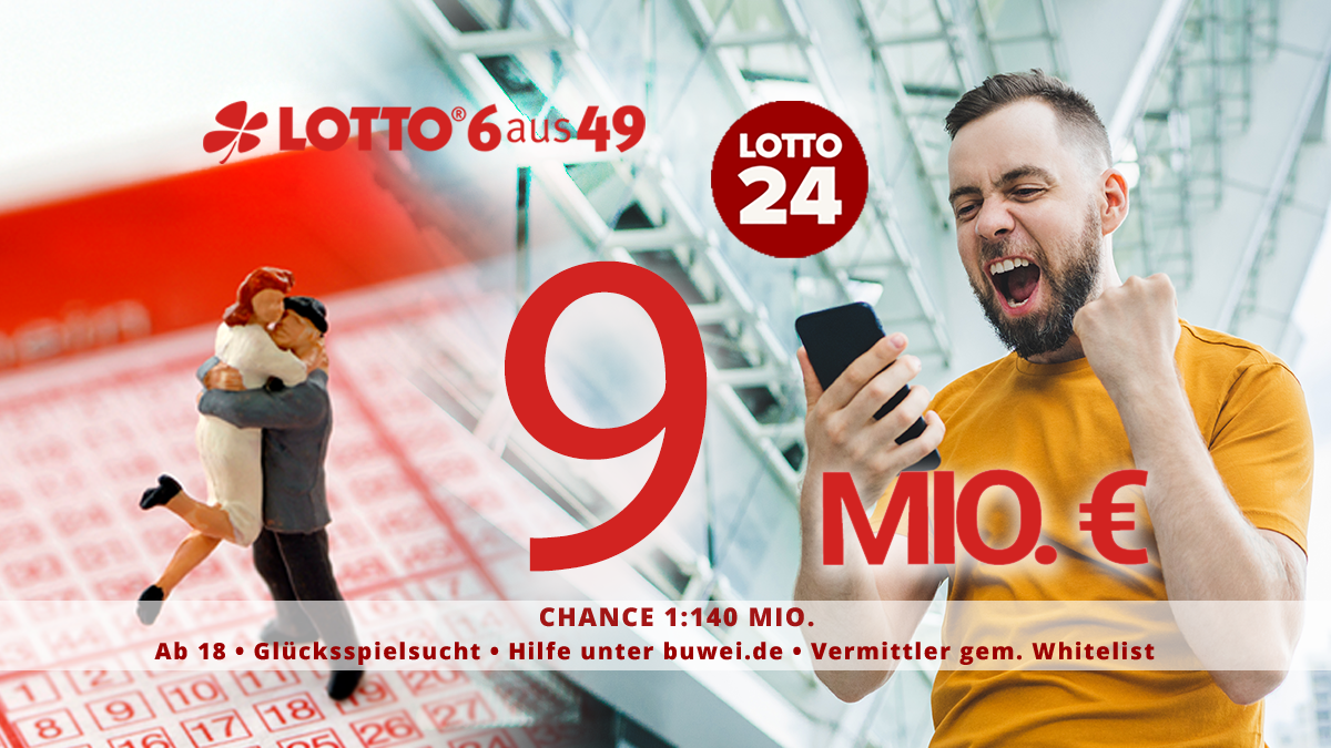 9 Millionen Euro im Lotto – hier spielen Sie zum Vorteilspreis
