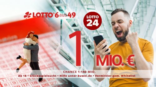 1 Millionen Euro im Lotto – hier spielen Sie zum Vorteilspreis