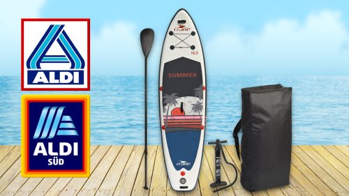Richtig günstiges SUP: Stand-up Paddle Board bei Aldi