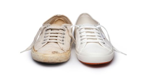 Weiße Sneaker blitzschnell sauber bekommen: Mit diesem Geheimtipp klappt es mühelos