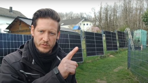Zaun-Solaranlage übertrifft alle Erwartungen: Mega-Ertrag lässt Besitzer jubeln