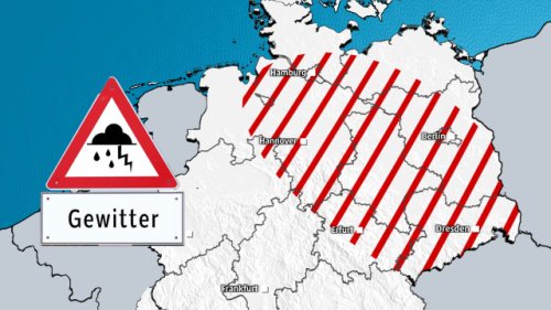 Unwetter toben über Deutschland: Der Gewitter-Fahrplan für Montag