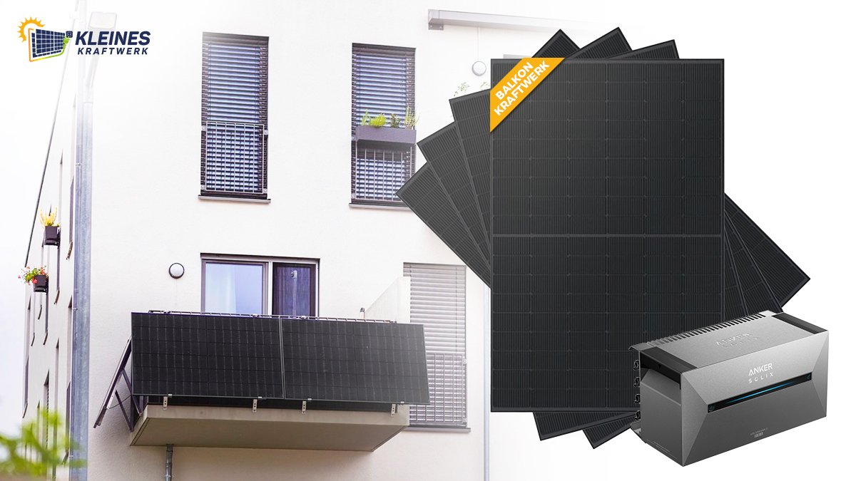 Nachfrage steigt: Premium-Balkonkraftwerk mit Speicher jetzt noch besonders günstig