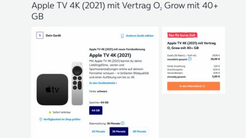 Apple TV 4K effektiv gratis: Das Streaming-Gerät im starken Deal