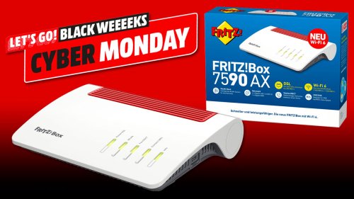 FritzBox 7590 AX heute so günstig wie nie: WLAN-Router im Cyber-Monday-Deal