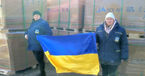 Solar-Riese spendet PV-Module an die Ukraine: Sie sorgen für Trinkwasser
