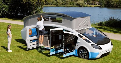 Leben & fahren im Solarwohnwagen: Mit ihm müssen Sie nie wieder an einen Stecker
