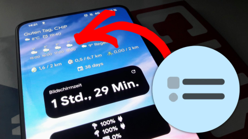 Super-Widget für Android: So aufgeräumt war Ihr Homescreen noch nie