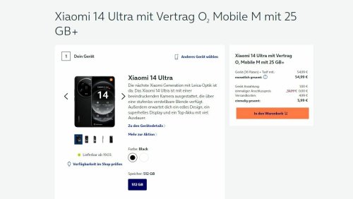 Xiaomi 14 Ultra vorbestellen + Photography-Kit gratis: Im Top-Deal über 900 Euro sparen