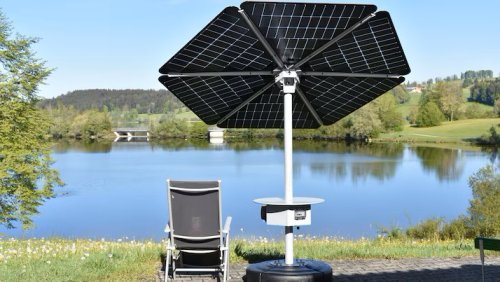 Solarstrom ohne Streit mit den Nachbarn: Mit diesem Schirm geht das