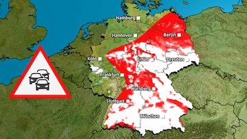 Kräftiger Schneefall von Berlin bis Nürnberg
