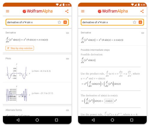 WolframAlpha - Android App