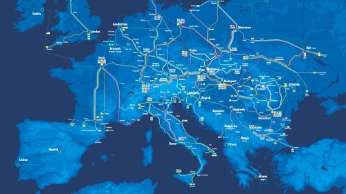 Reisen per Nachtzug: Diese Karte zeigt alle Linien in Europa