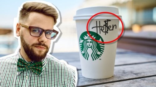 Warum Starbucks deinen Namen absichtlich falsch auf den Becher schreibt