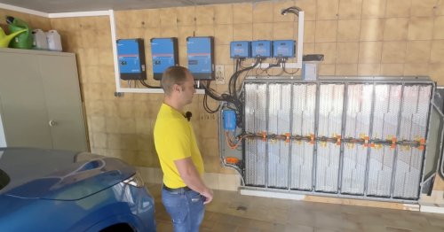 Powerbank fürs Haus: Bastler baut altes E-Auto zum Solarspeicher um