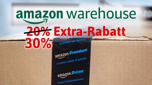 Endspurt bei Amazons Warehouse Deals: 30 Prozent Extra-Rabatt nur noch bis morgen