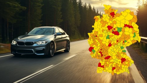 Deutschlands schlechteste Fahrer: Online-Karte zeigt, wer am unbeliebtesten ist