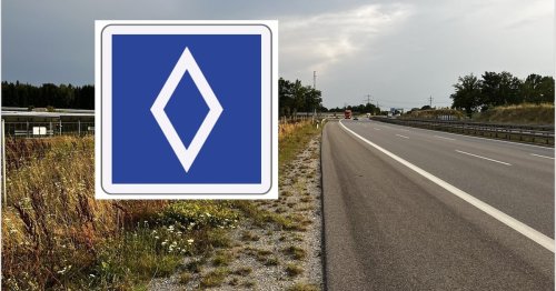 Obacht auf der Autobahn: Dieses Schild könnte den Urlaub extrem verteuern