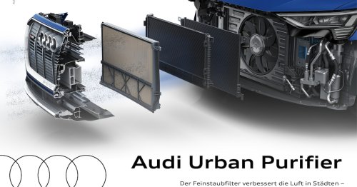 E-Autos werden zu Luft-Staubsaugern: Funktioniert die kühne Audi-Entwicklung?