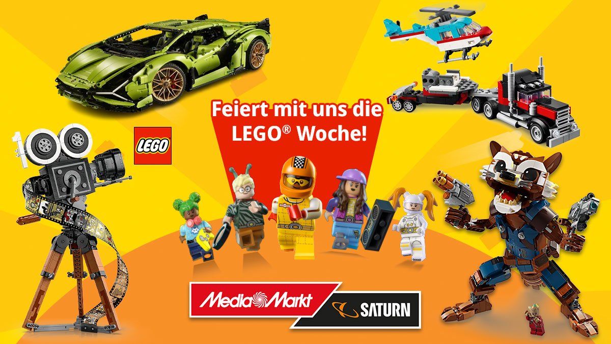 Lego-Angebote bei Media Markt: Jetzt zahlreiche Sets zum günstigen Preis sichern