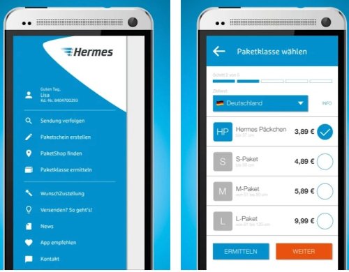 Hermes Paket - Android App