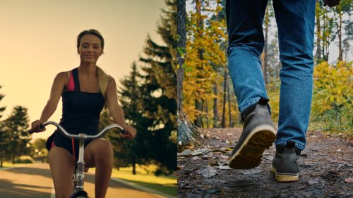 Gehen oder Radfahren: Was bringt mehr beim Abnehmen?