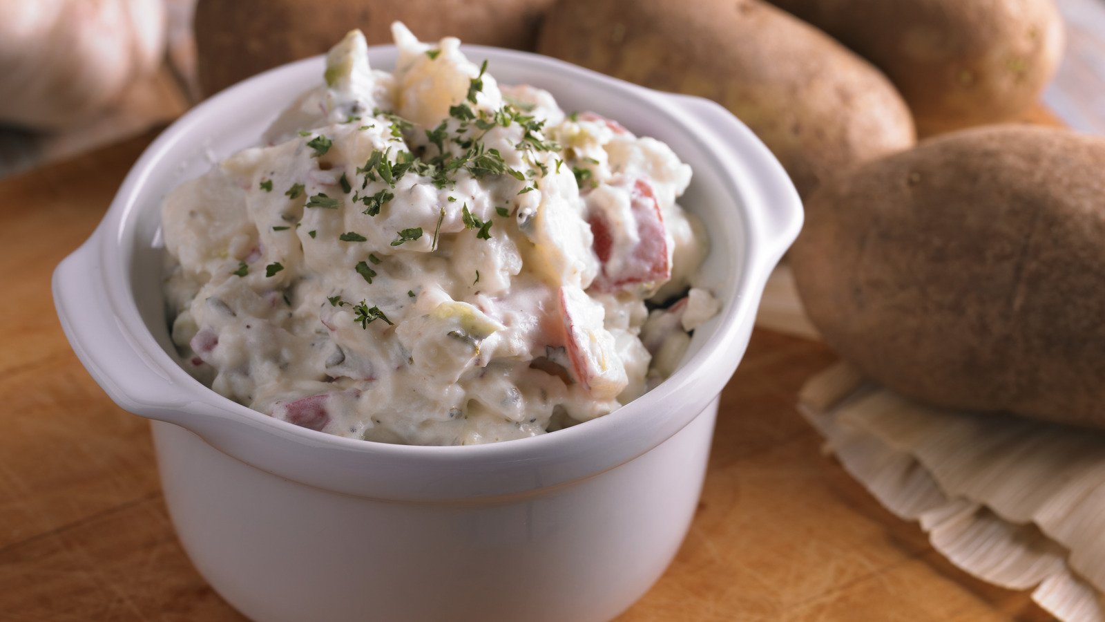 One Simple Swap For Creamy Potato Salad Without Mayo