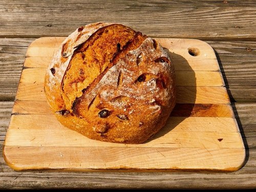 This Cranberry Pumpkin Sourdough Bread Is Peak Fall Baking