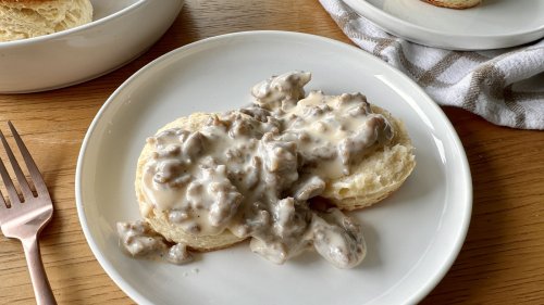 Buttermilk Biscuits And Sausage Cream Gravy Recipe - Chowhound
