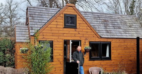 Northumberland man builds own home to live in mate's garden and saves £600 a month