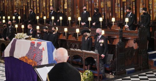 Topless woman arrested at Windsor Castle as Prince Philip's funeral took place
