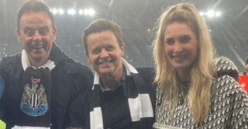 Charlotte Trippier left starstruck at meeting Ant and Dec on St James' Park pitch