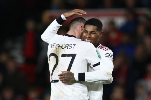 Man United crush Forest to close in on League Cup final