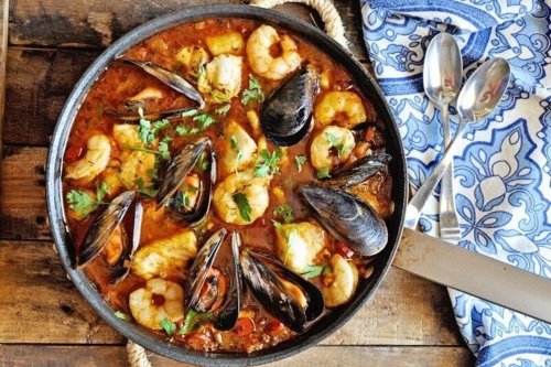 Recipe of the day: Seafood stew with white wine, garlic, and fennel