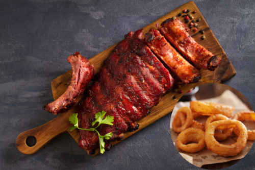 Recipe of the day: Barbecue pork ribs with onion rings