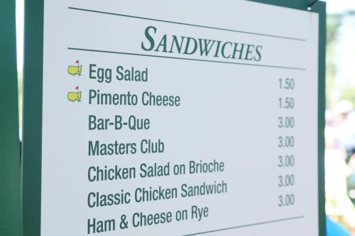 No inflation here: The Masters menu and why is it so cheap?