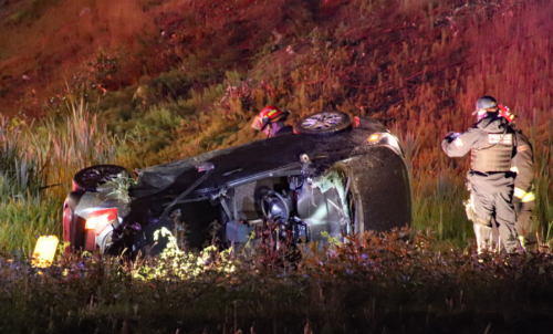 Driver arrested after Surrey crash sends 4 to hospital