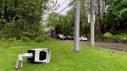 Parkside Drive speed camera that has issued 67,000 tickets cut down for 5th time