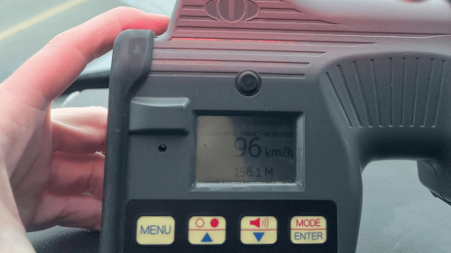 Driver caught going almost double the speed limit in Wellesley