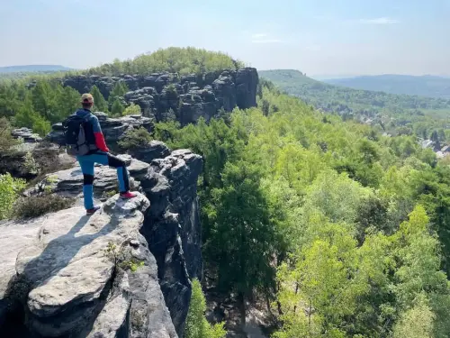 Geheimtipp Böhmische Schweiz - Wanderung am Kammweg