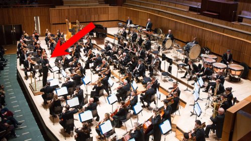 Why are orchestras arranged the way they are?