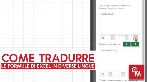 Come tradurre le funzioni di Excel in diverse lingue