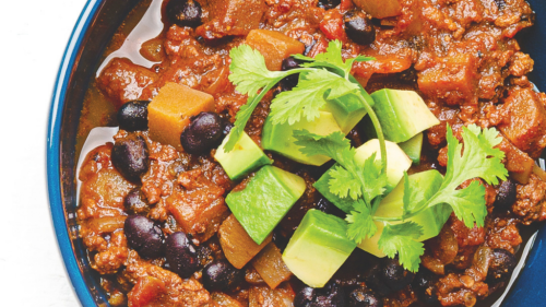 The Heartiest Spicy Chipotle Bison Chili
