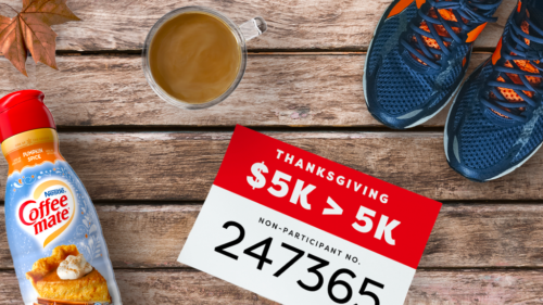 Coffee Mate Offers $5k to Those Who Skip the Turkey Trot
