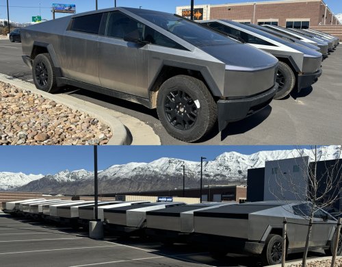 Tesla Cybertrucks Piling Up … In Utah!