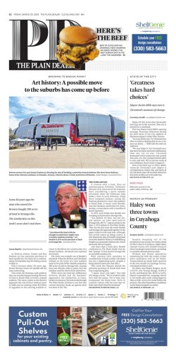 The Plain Dealer’s front page for March 29, 2024