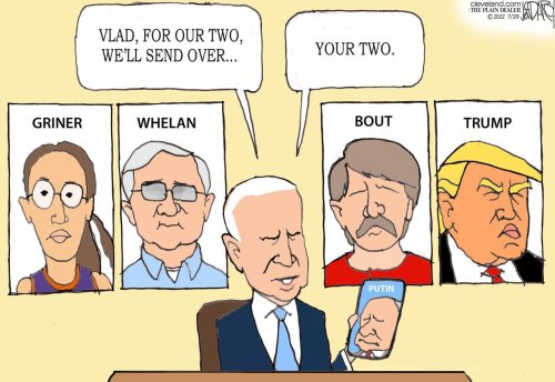 Griner, Whelan swap offer: Darcy cartoon
