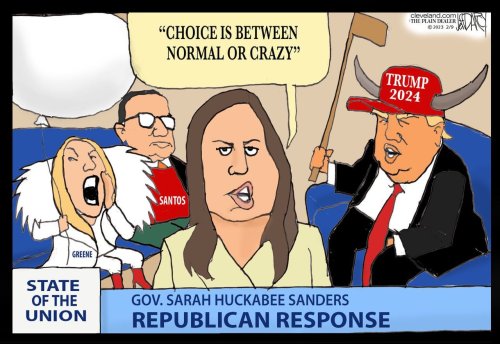 Huckabee Sanders Response Darcy Cartoon Flipboard