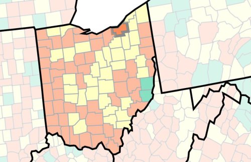 Cuyahoga, Lorain counties remain red for high COVID-19 spread on CDC map; masks advised