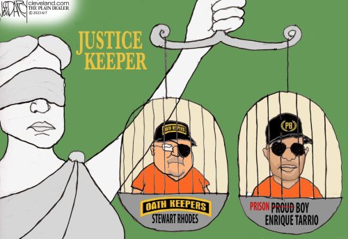 Oath Keepers and Proud Boys convictions: Darcy cartoon